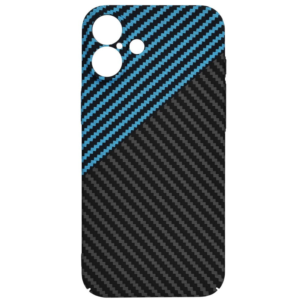 Ovitek za Apple iPhone 16 Plus, Techsuit, Carbonite FiberShell, Črna Bleu