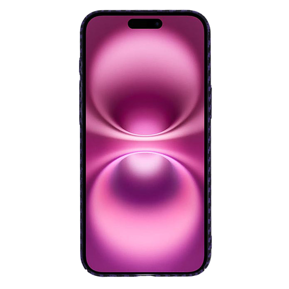 Ovitek za Apple iPhone 16 Plus, Techsuit, Carbonite FiberShell, Vijoličen