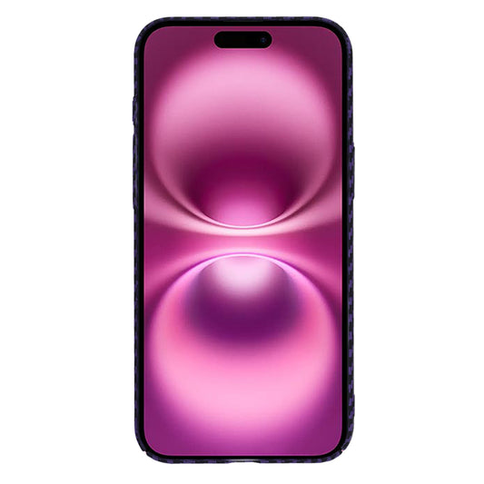 Ovitek za Apple iPhone 16 Plus, Techsuit, Carbonite FiberShell, Vijoličen