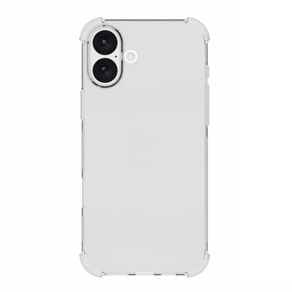 Ovitek za Apple iPhone 16 Plus, Techsuit, Prosojen proti udarcem (velika odprtina za lečo), Prozoren