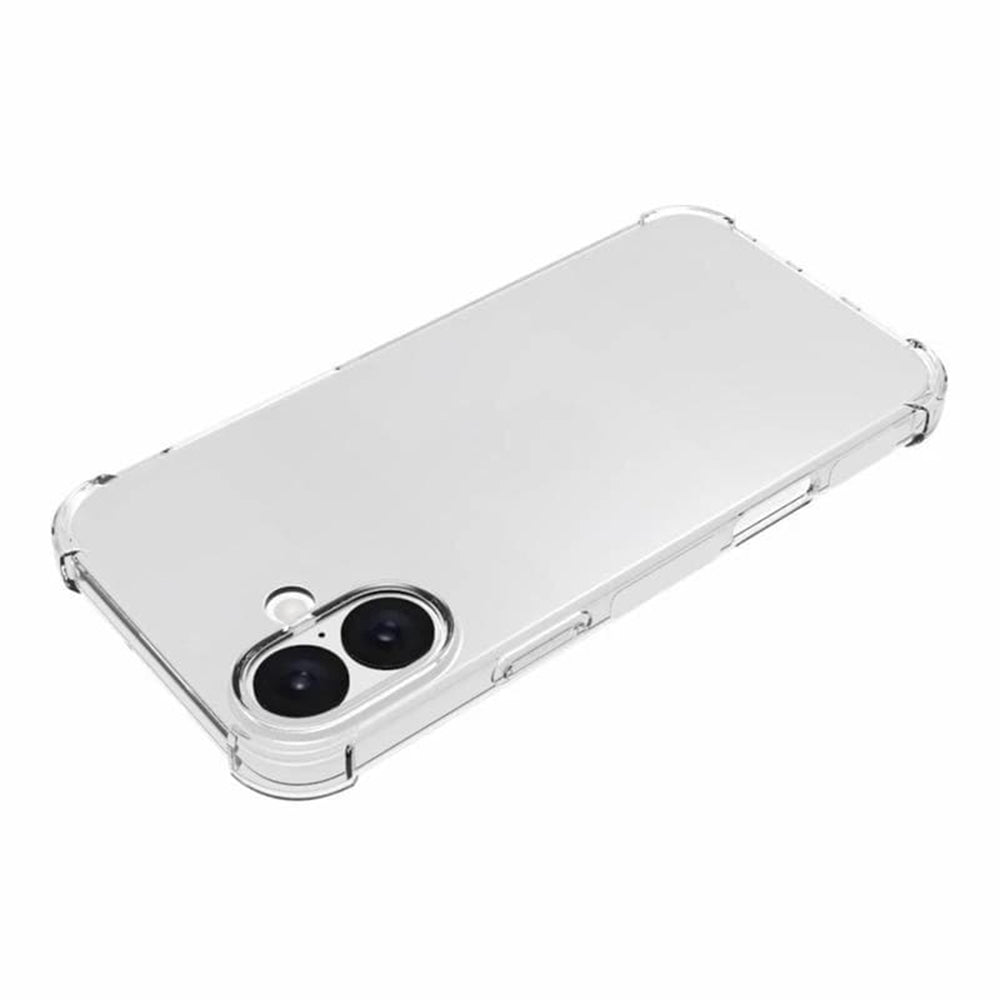 Ovitek za Apple iPhone 16 Plus, Techsuit, Prosojen proti udarcem (velika odprtina za lečo), Prozoren