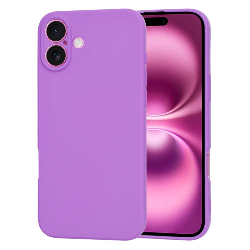 Ovitek za Apple iPhone 16 Plus, Techsuit, SoftFlex, Vijolična