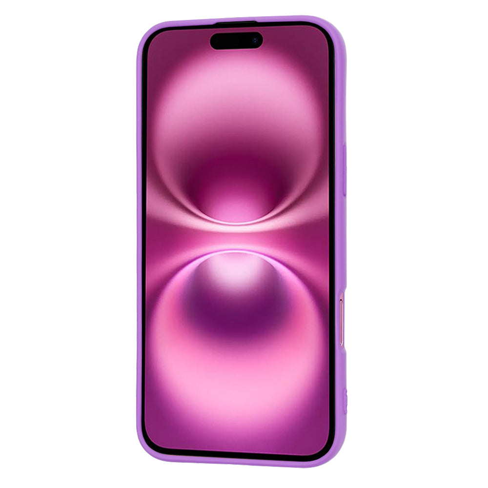 Ovitek za Apple iPhone 16 Plus, Techsuit, SoftFlex, Vijolična