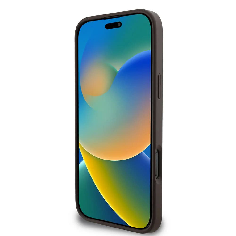 Ovitek za Apple iPhone 16 Pro, Guess, 4G Big Logo, rjava
