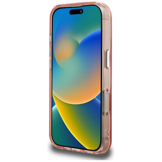 Ovitek za Apple iPhone 16 Pro, Karl Lagerfeld, IML Aquarelle Logo Choupette, Roza