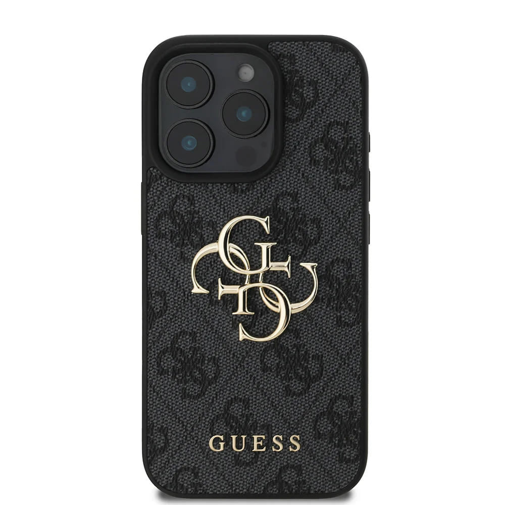 Ovitek za Apple iPhone 16 Pro Max, Guess, 4G Big Logo, črn