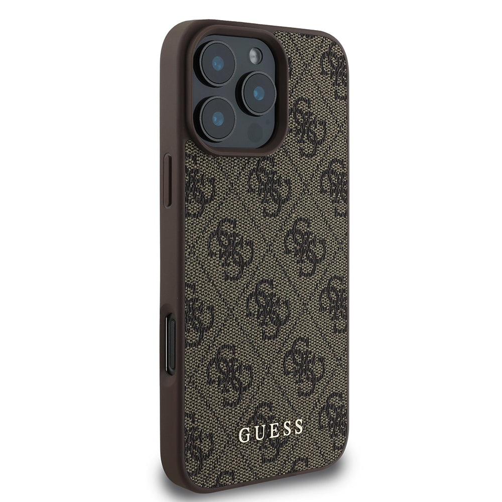 Ovitek za Apple iPhone 16 Pro Max, Guess, 4G Classic, črn