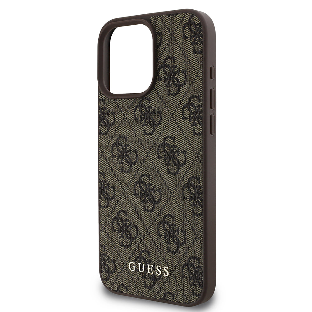 Ovitek za Apple iPhone 16 Pro Max, Guess, 4G Classic, črn