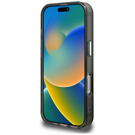 Ovitek za Apple iPhone 16 Pro Max, Karl Lagerfeld, IML Aquarelle Logo Choupette, črn