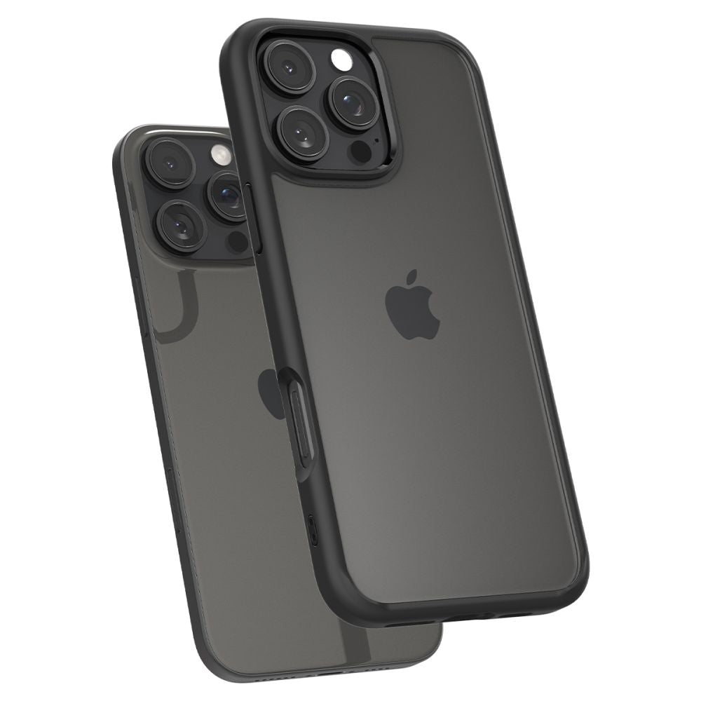 Ovitek za Apple iPhone 16 Pro Max, Spigen, Ultra Hybrid, Mat Črna ACS07996