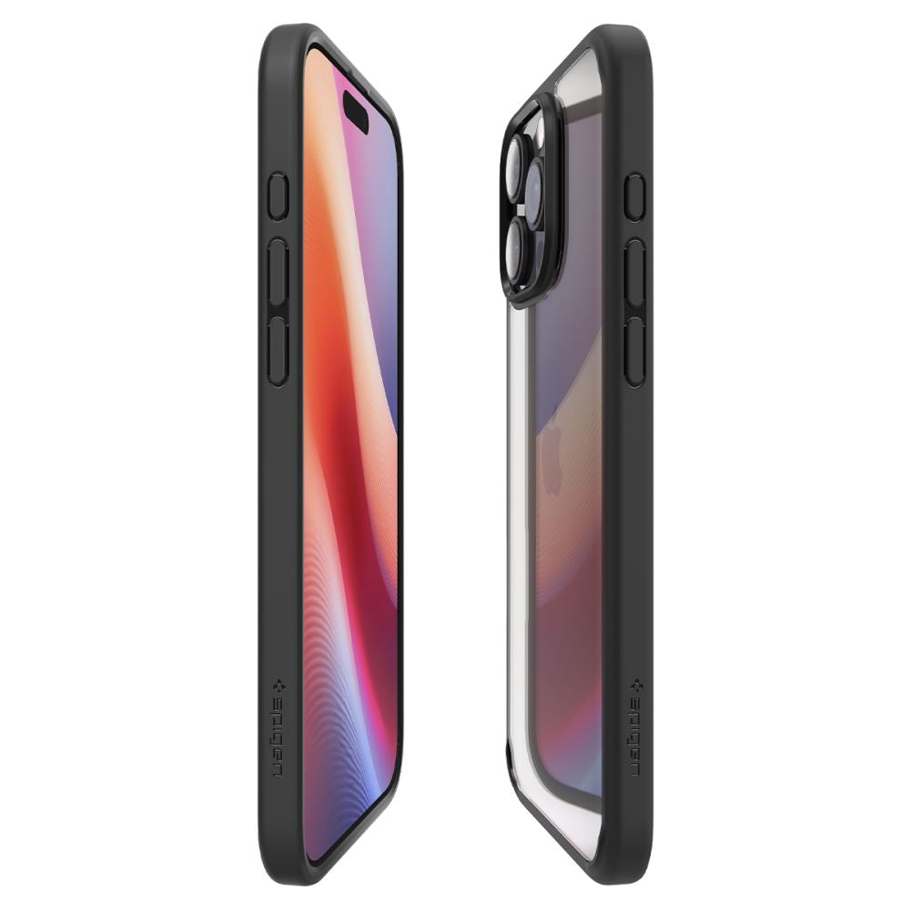 Ovitek za Apple iPhone 16 Pro Max, Spigen, Ultra Hybrid, Mat Črna ACS07996