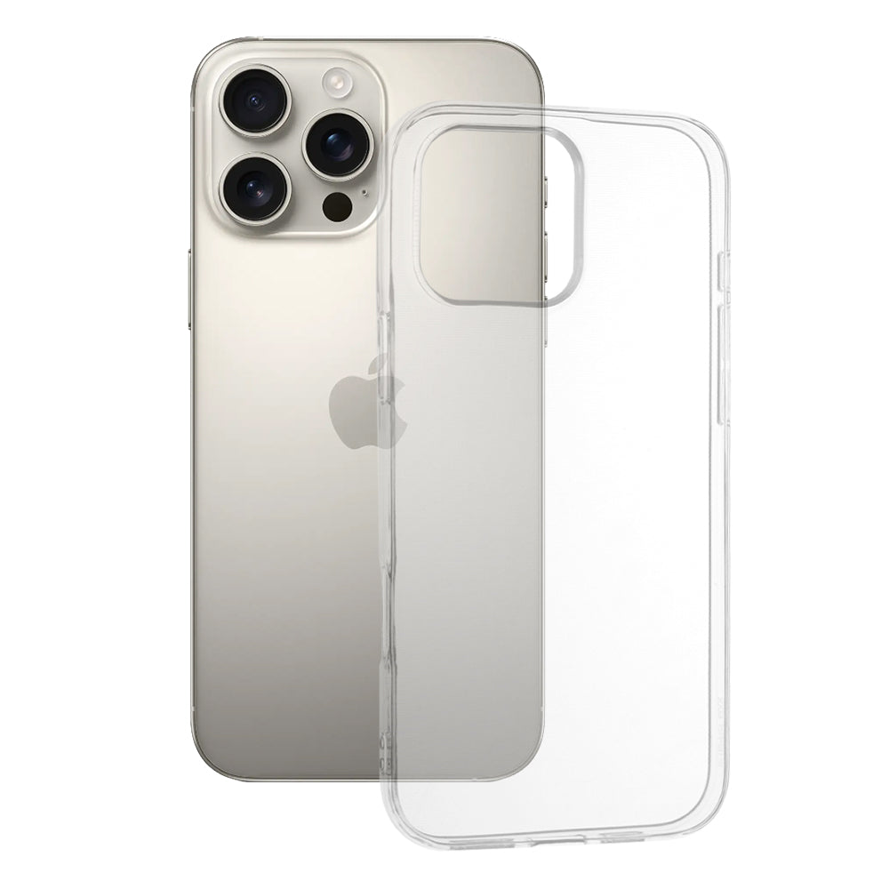 Ovitek za Apple iPhone 16 Pro Max, Techsuit, Clear (Velika odprtina za objektiv), Prozoren