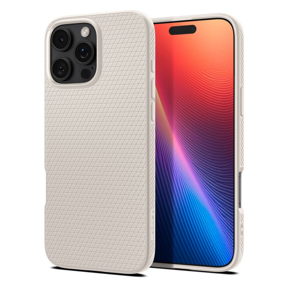 Ovitek za Apple iPhone 16 Pro, Spigen, Liquid Air, Bež ACS08120