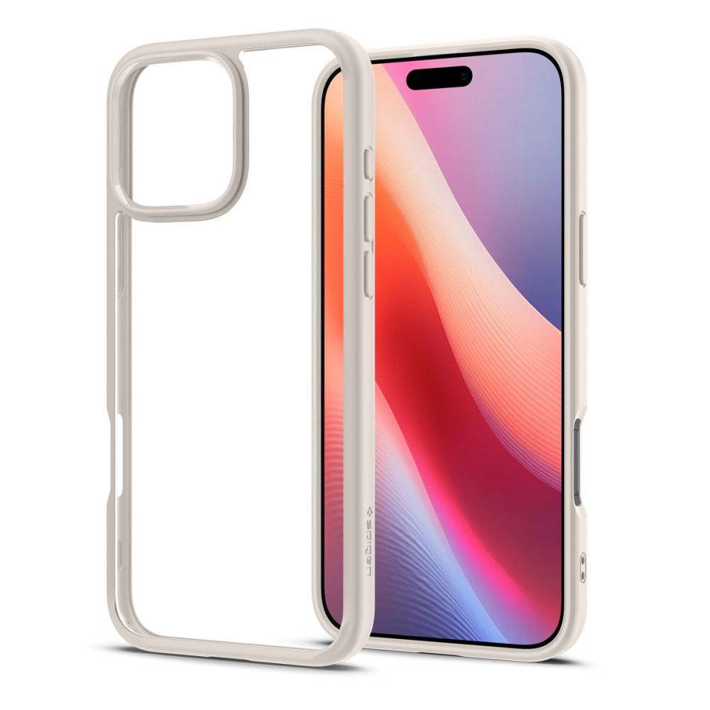 Ovitek za Apple iPhone 16 Pro, Spigen, Ultra Hybrid, Bež ACS08127