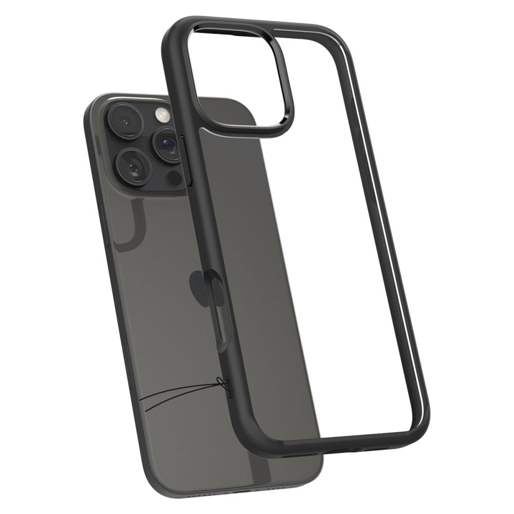 Ovitek za Apple iPhone 16 Pro, Spigen, Ultra Hybrid, Mat Črna
