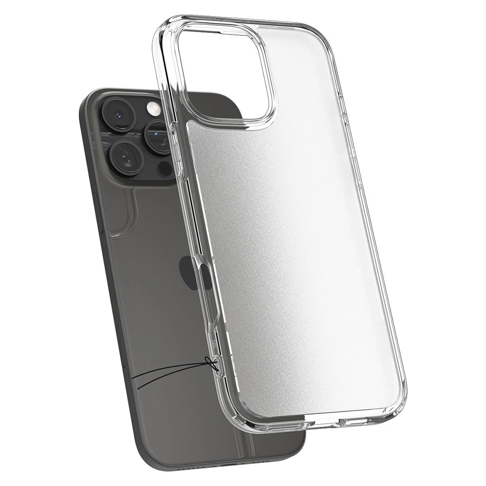 Ovitek za Apple iPhone 16 Pro, Spigen, Ultra Hybrid, Satinirano prozoren ACS08122