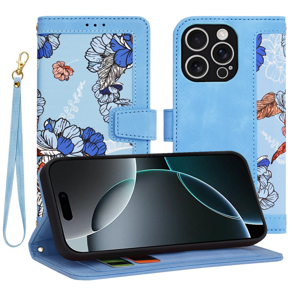 Ovitek za Apple iPhone 16 Pro, Techsuit, FlipCraft, modra