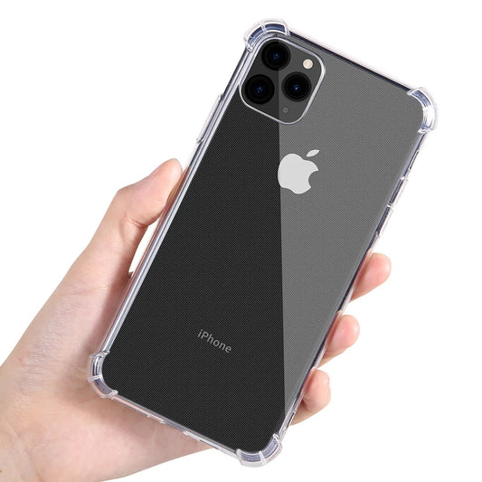 Ovitek za Apple iPhone 16 Pro, Techsuit, prozoren proti udarcem (velika odprtina za lečo), prozoren