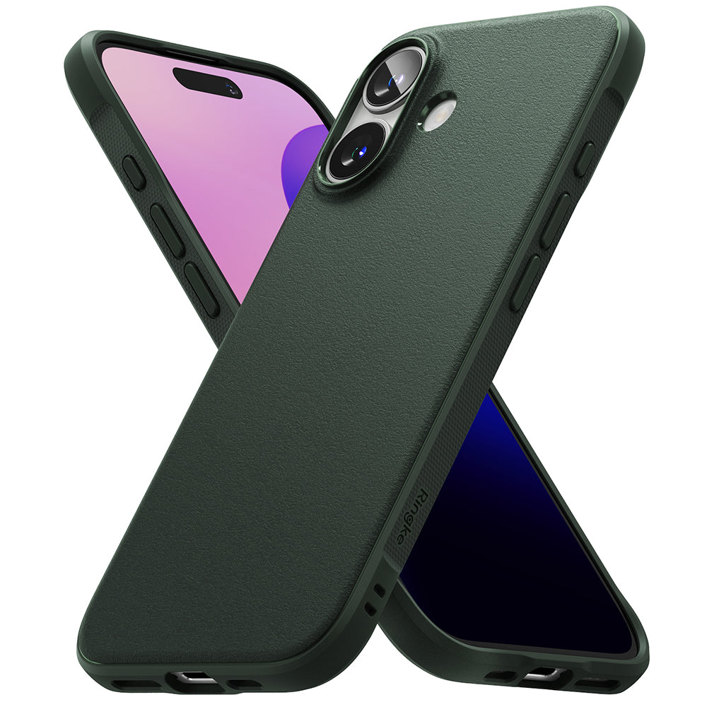 Ovitek za Apple iPhone 16, Ringke, Onyx, Temno zelen