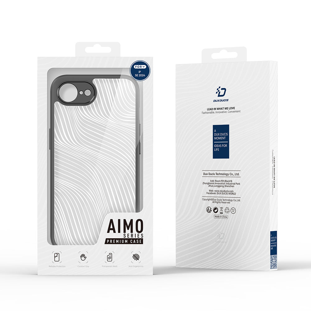 Ovitek za Apple iPhone 17e / 16e, DUX DUCIS, Aimo, Črn
