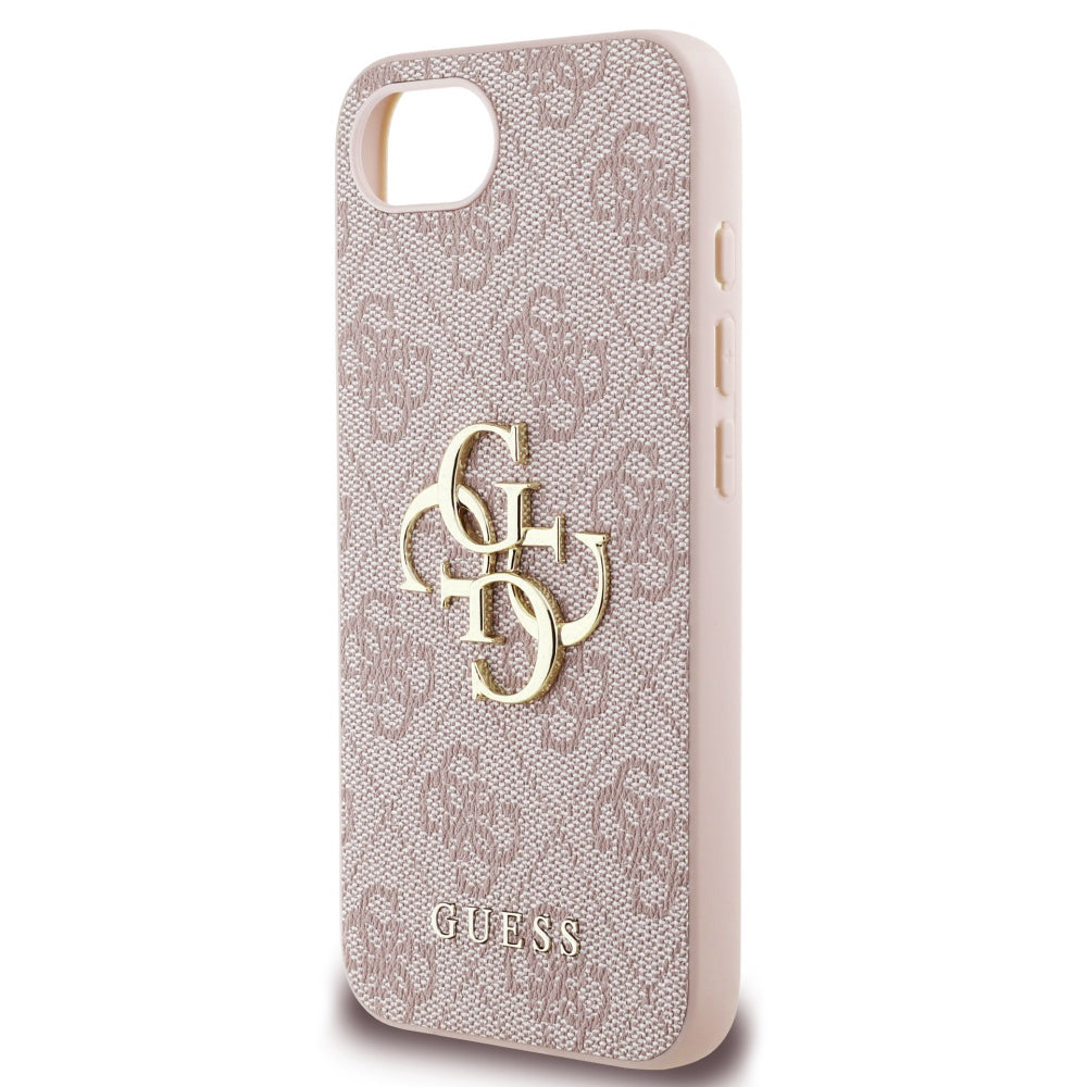 Ovitek za Apple iPhone 17e / 16e, Guess, 4G Big Logo, Roza