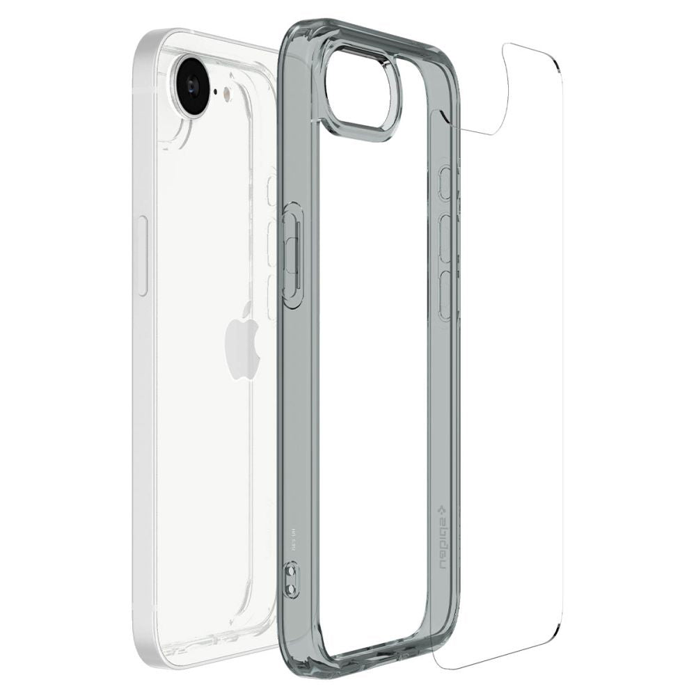 Ovitek za Apple iPhone 17e / 16e, Spigen, Ultra Hybrid, Dimni ACS09531