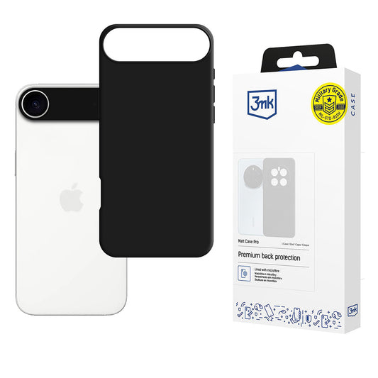 Case for Apple iPhone 17 Air, 3MK, Matt Pro, Black