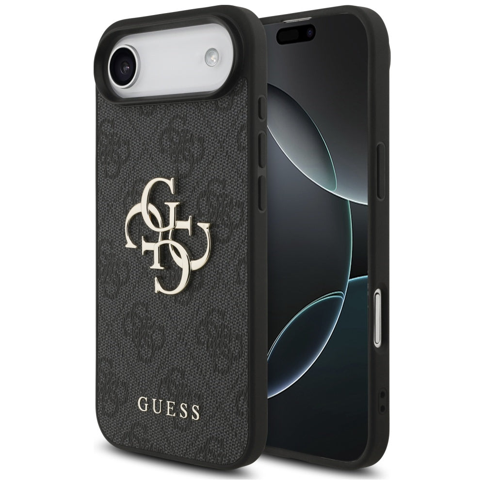 Ovitek za Apple iPhone 17 Air, Guess, 4G Big Logo, črn