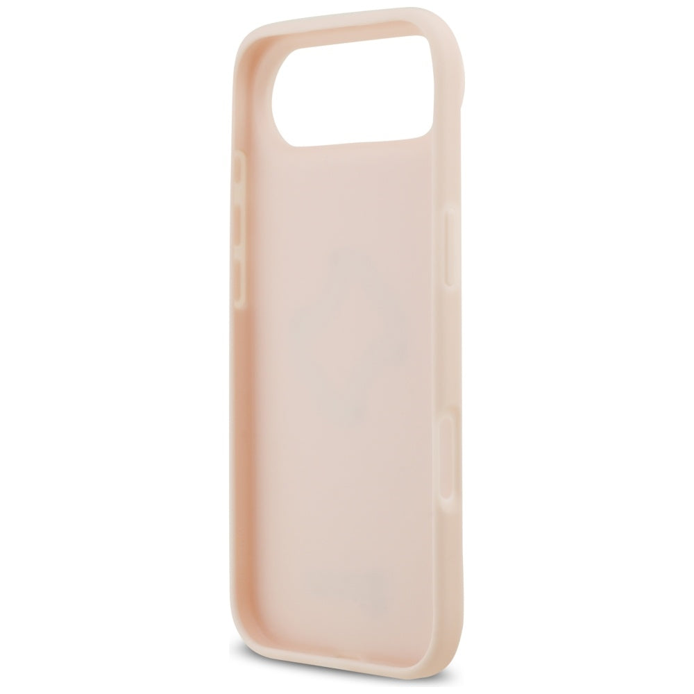 Ovitek za Apple iPhone 17 Air, Guess, 4G Grained Big and Classic Logo, Roza
