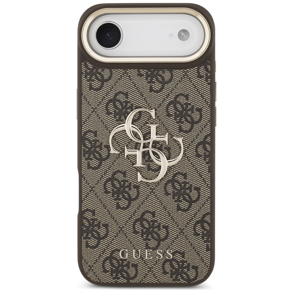 Ovitek za Apple iPhone 17 Air, Guess, Big 4G Logo Classic, Zlato rjava