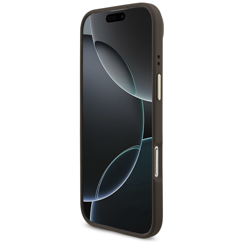 Ovitek za Apple iPhone 17 Air, Guess, Big 4G Logo Classic, Zlato rjava