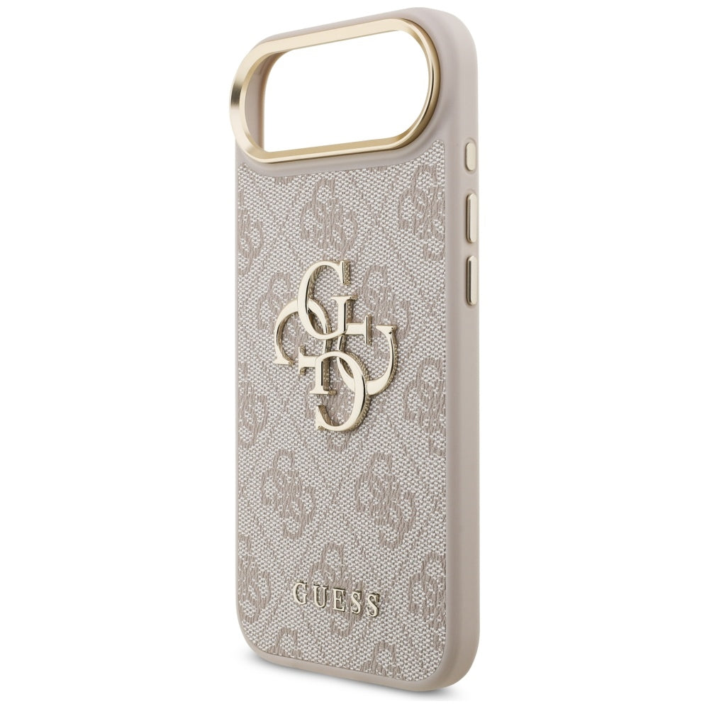 Ovitek za Apple iPhone 17 Air, Guess, Big 4G Logo Classic, Zlato roza