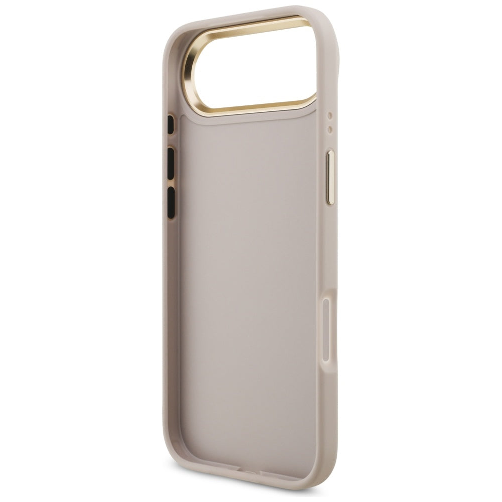 Ovitek za Apple iPhone 17 Air, Guess, Big 4G Logo Classic, Zlato roza