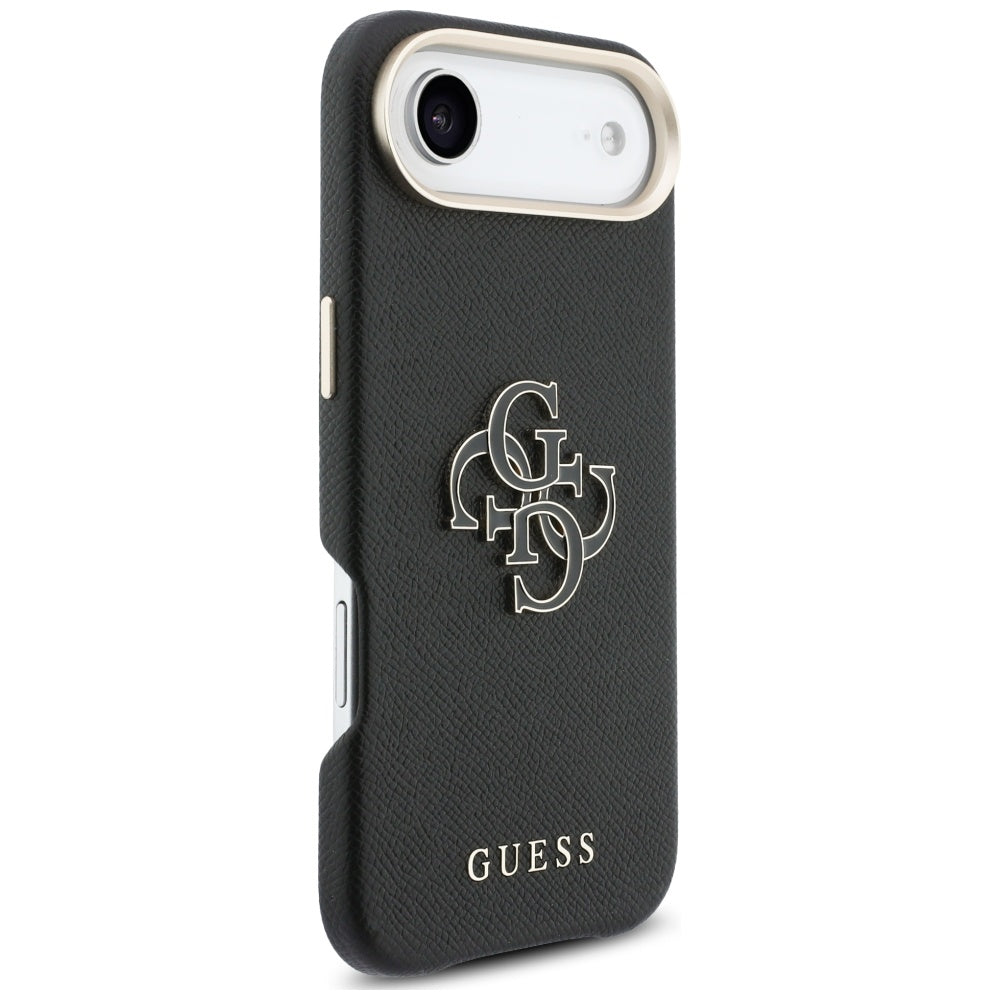 Ovitek za Apple iPhone 17 Air, Guess, Resin Logo, Črn