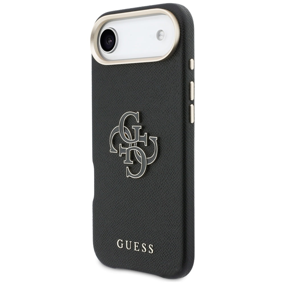 Ovitek za Apple iPhone 17 Air, Guess, Resin Logo, Črn