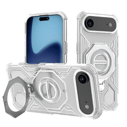 Ovitek za Apple iPhone 17 Air, Techsuit, Carbon Shield Pro, Bela