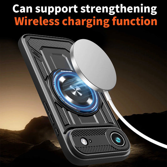 Ovitek za Apple iPhone 17 Air, Techsuit, RuggedCam, Črn