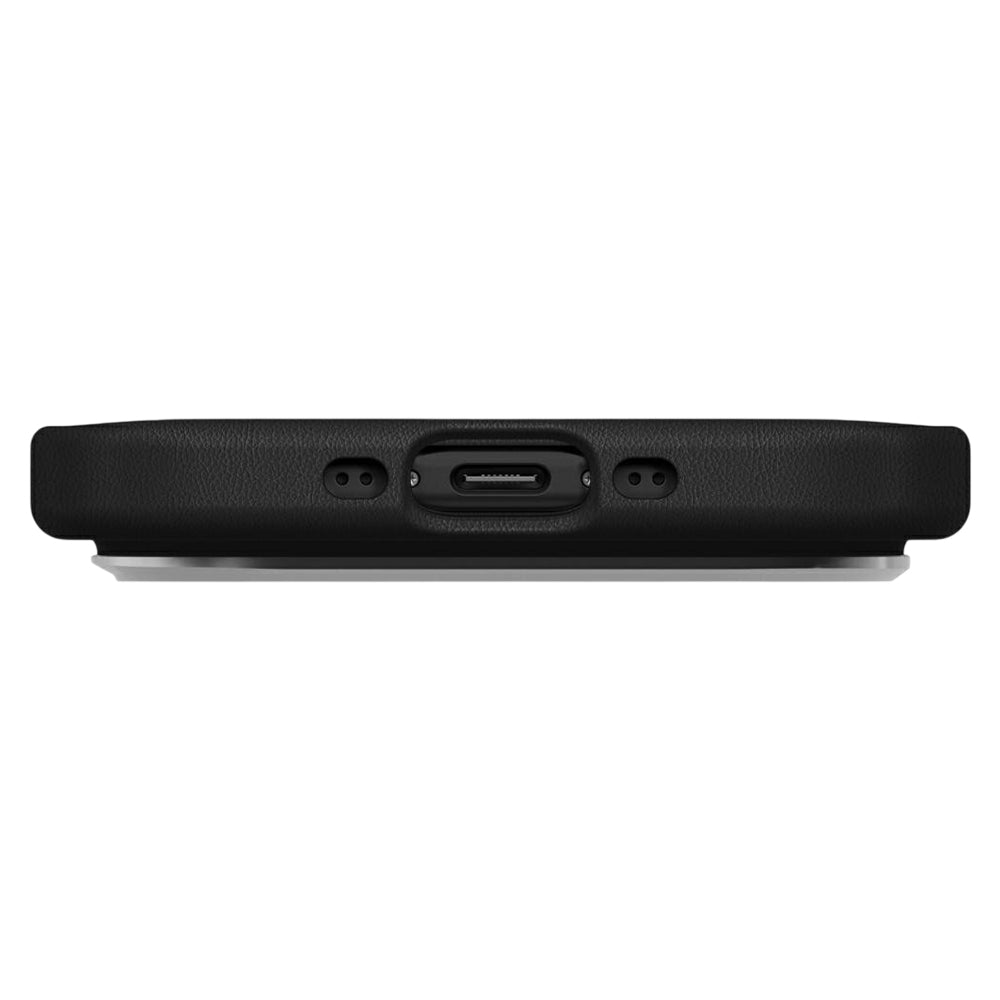 Ovitek za Apple iPhone 17 Air, UNIQ, Lyden Leatherette, črn
