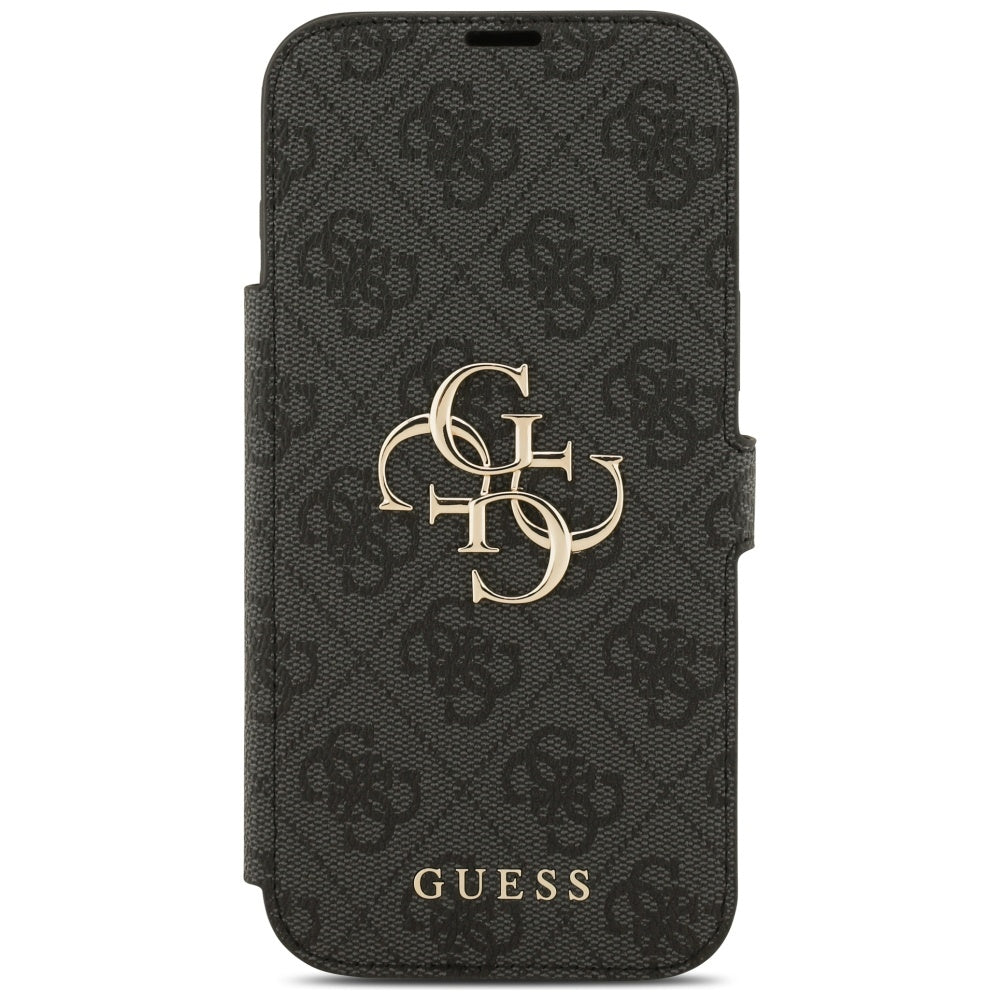 Ovitek za Apple iPhone 17, Guess, 4G Metal Logo, Črn