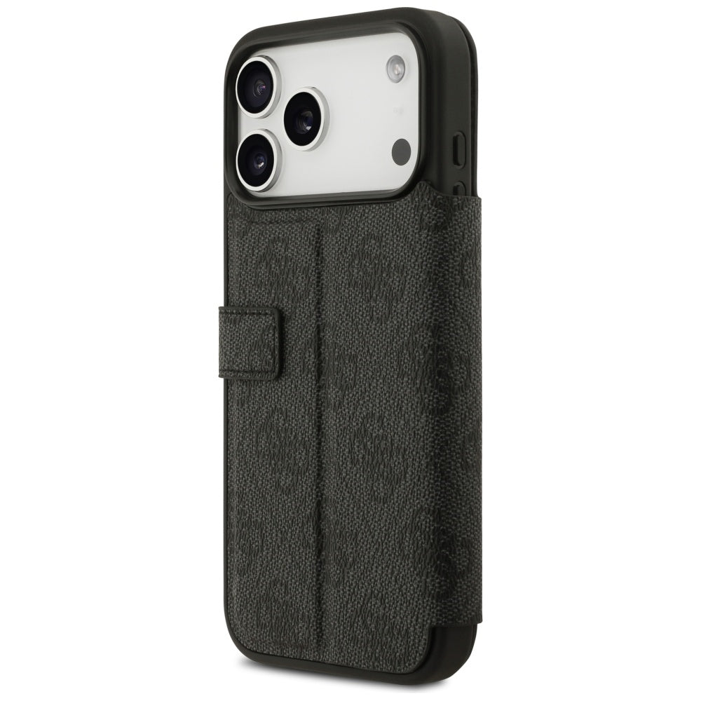 Ovitek za Apple iPhone 17, Guess, 4G Metal Logo, Črn