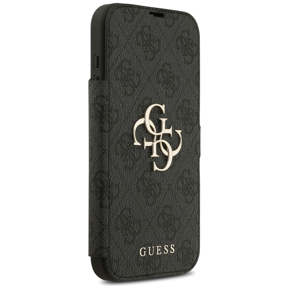 Ovitek za Apple iPhone 17, Guess, 4G Metal Logo, Črn