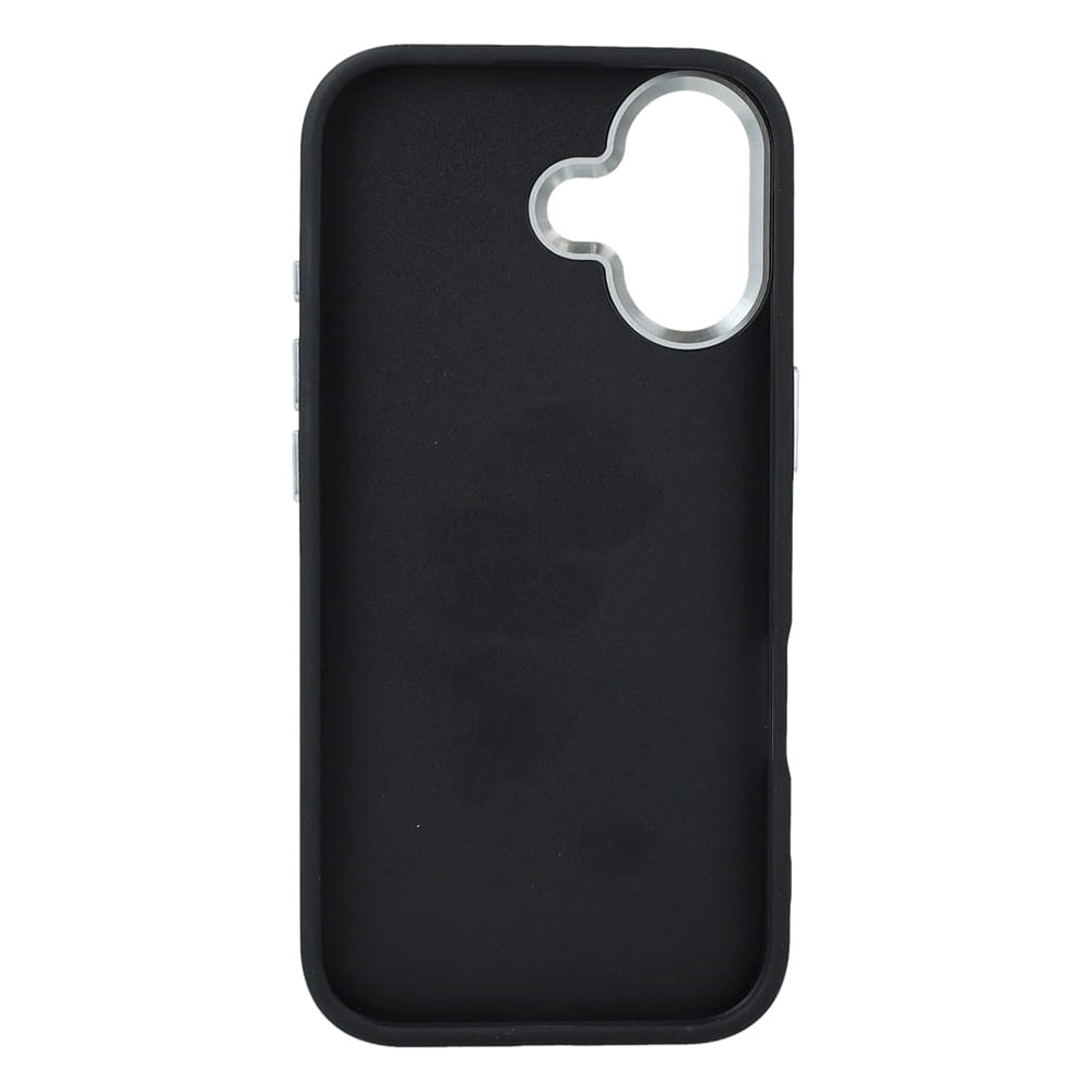 Case for Apple iPhone 17, Guess, Big 4G Logo Classic, Black Silver