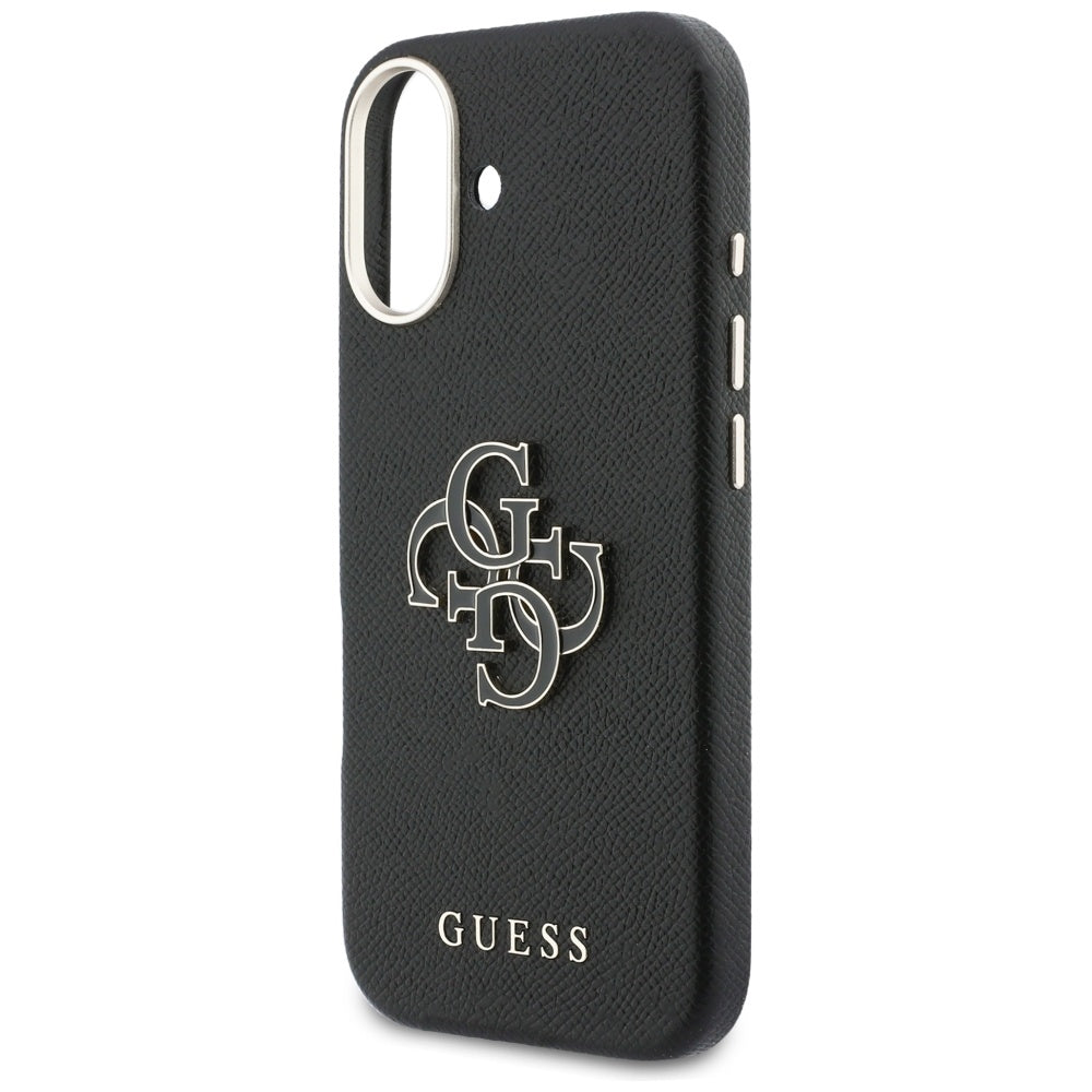 Ovitek za Apple iPhone 17, Guess, Resin Logo, Črn