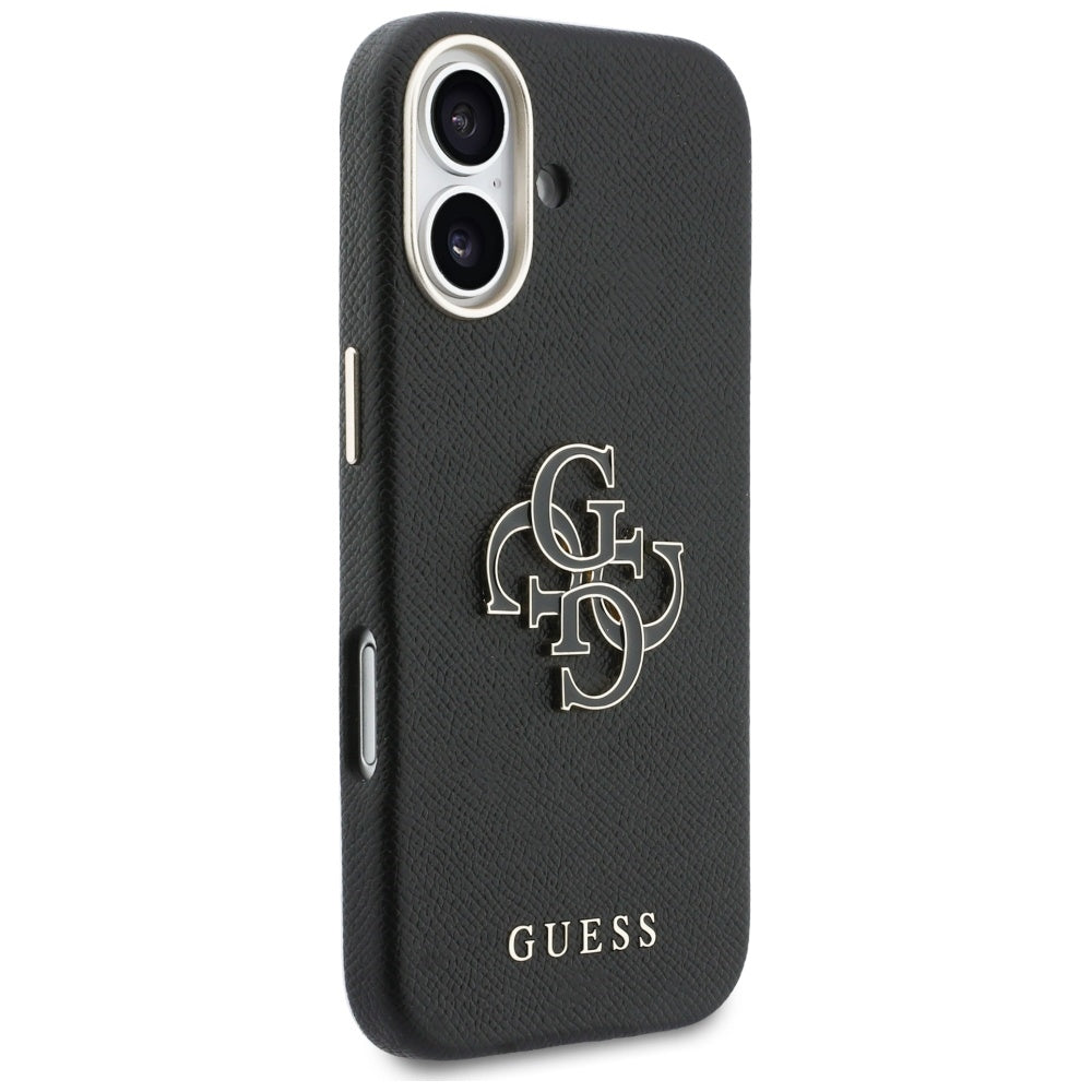 Ovitek za Apple iPhone 17, Guess, Resin Logo, Črn