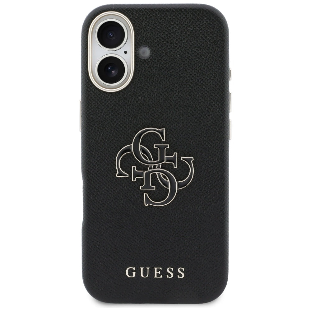 Ovitek za Apple iPhone 17, Guess, Resin Logo, Črn