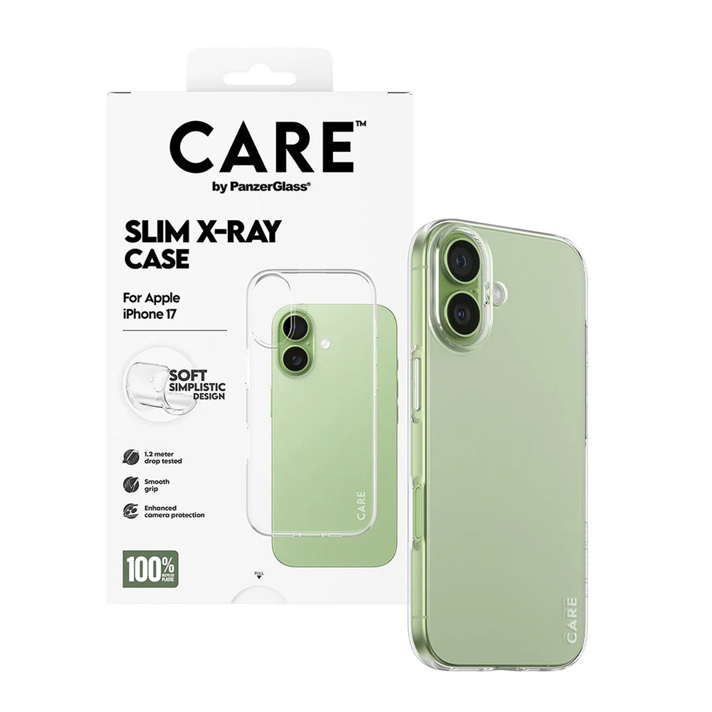 Ovitek za Apple iPhone 17, PanzerGlass, Care Fashionable X-ray, Prozoren