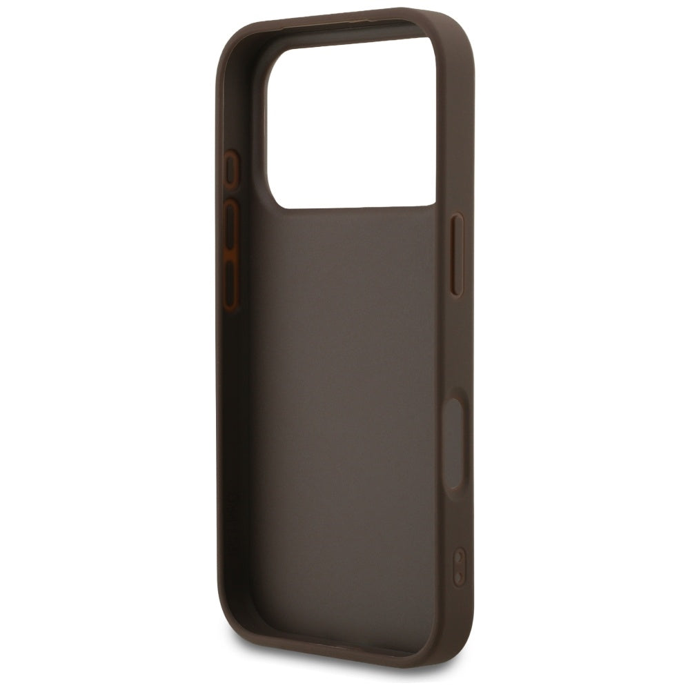 Ovitek za Apple iPhone 17 Pro, Guess, 4G Classic, rjava