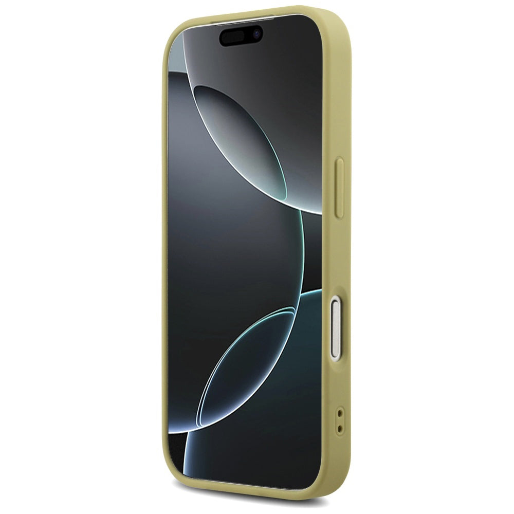 Ovitek za Apple iPhone 17 Pro, Guess, Fixed Glitter Big 4G, Zlat