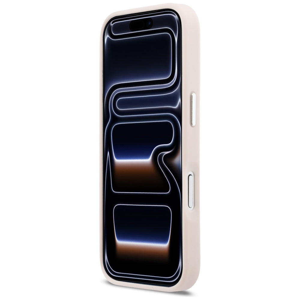 Ovitek za Apple iPhone 17 Pro, Karl Lagerfeld, Karl & Choupette Print with Pocket, Roza
