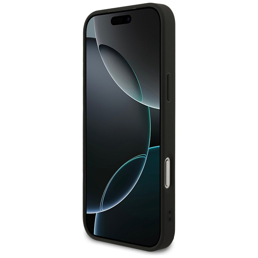 Ovitek za Apple iPhone 17 Pro Max, Guess, 4G Classic, črn
